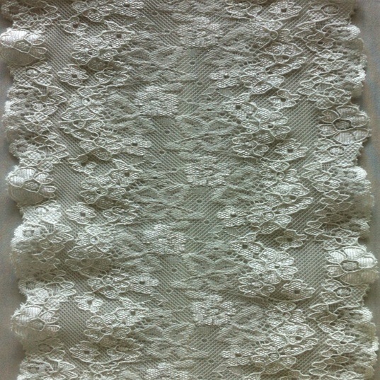 Pretty Nylon Spandex 15.5cm Width Lace Trim for Lingeries