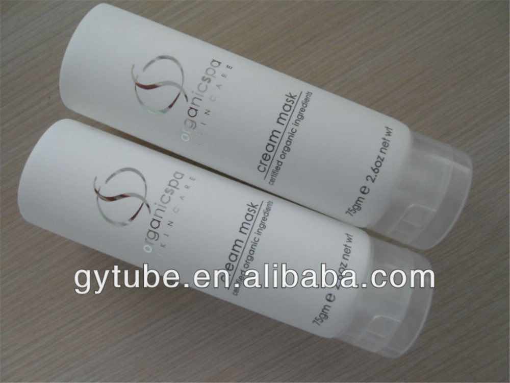 Dia30mm Ordinary White Plastic Cosmetic Squeeze Tube