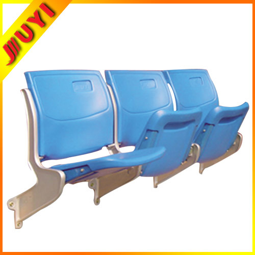 Blm-4162 Office Deck Single Whtie Plastic Blue Canteen Portable Football Plastic Chairs Stadium Seats Outdoor Sports Seating