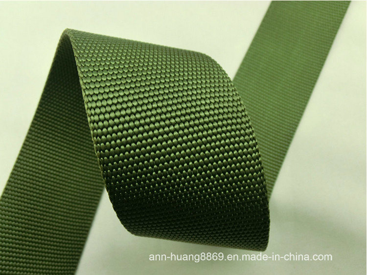 Green 5cm High Strength and Wear Resistance Military Polyester Webbing