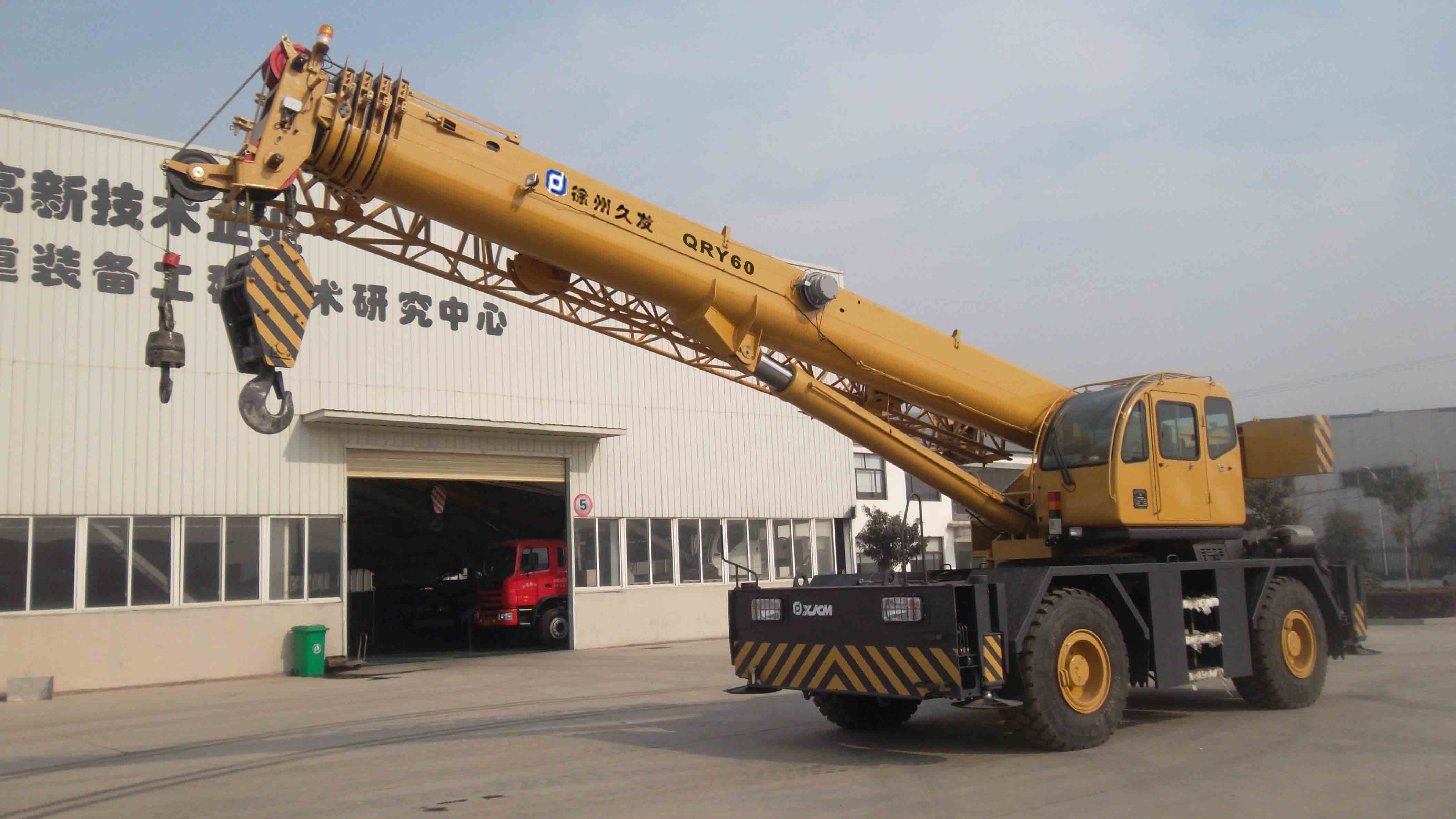 60ton Rough Terrain Crane, Qry60 Mobile Crane, Wheel Crane, Rt Crane, Construction Machinery, Hoisting Machinery