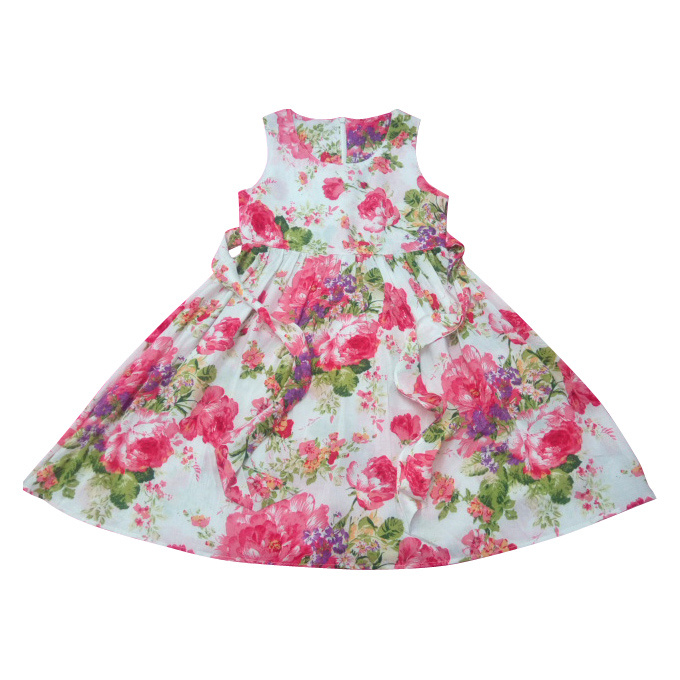 Flower Children Girl Dress in Kids Clothes (ACD001)