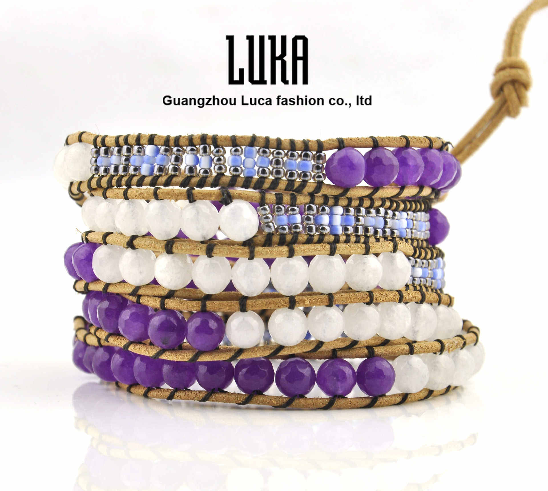 5 Strands Hand Made Bracelet Made of Beads
