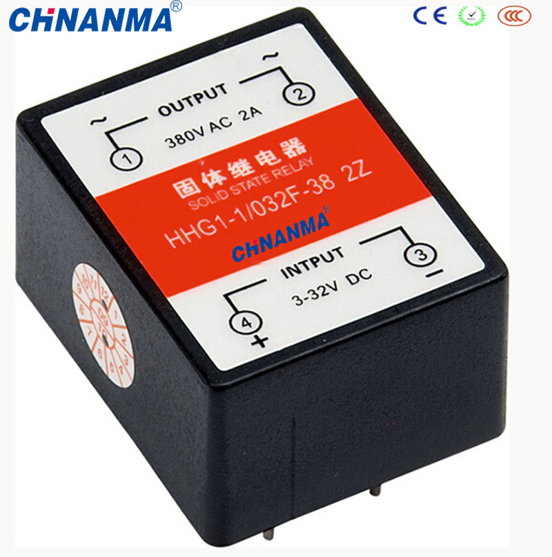 Output 380V AC 1A Input 3-32V DC Solid State Relay