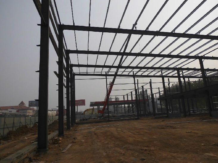 Hot Galvanized Steel Structure Workshop Building