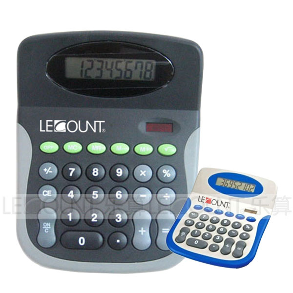 8 Digits Dual Power Large Size Desktop Calculator with Acrylic Screen (LC219)