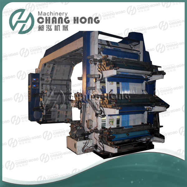 6 Color Flexographic Printing Machinery for Plastic Film (CH886)