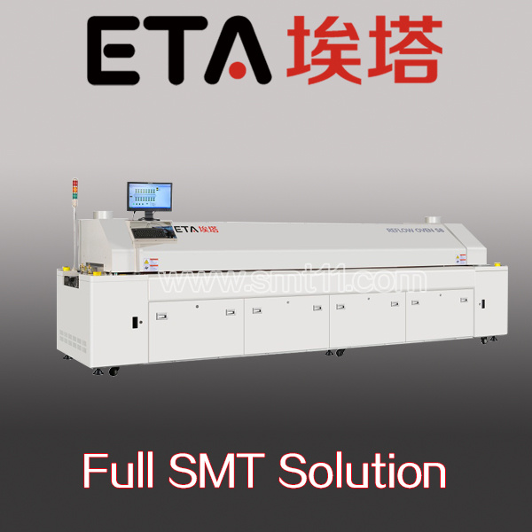 Nitrogen Reflow Solder Oven with Ten Heating-Zones Eta-S10-N