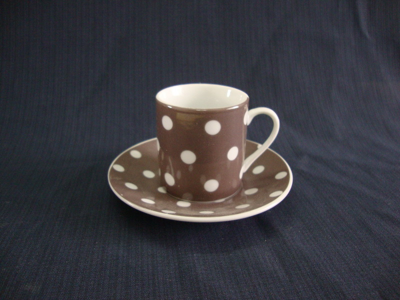 Customized Ceramic Cup and Saucer Set