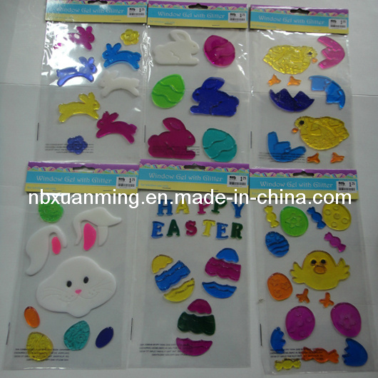 Easter TPR Window Gel Stickers