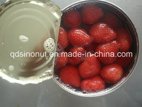 2015 New Crop Canned Strawberry in L/S (HACCP, ISO, HALAL, KOSHER, BRC, FDA)