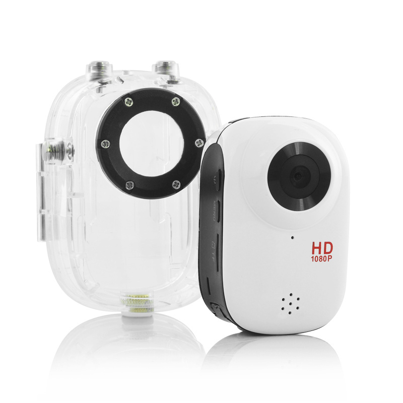 Mini Full HD Sports Camera - 1080P, 30 Meters Waterproof Range