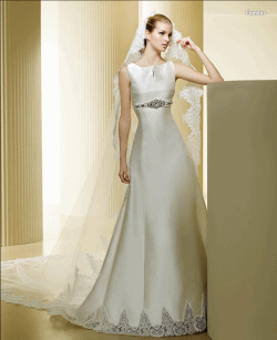 Strapless Square Neck Embroidery Long Train Dresses (WDJY100)