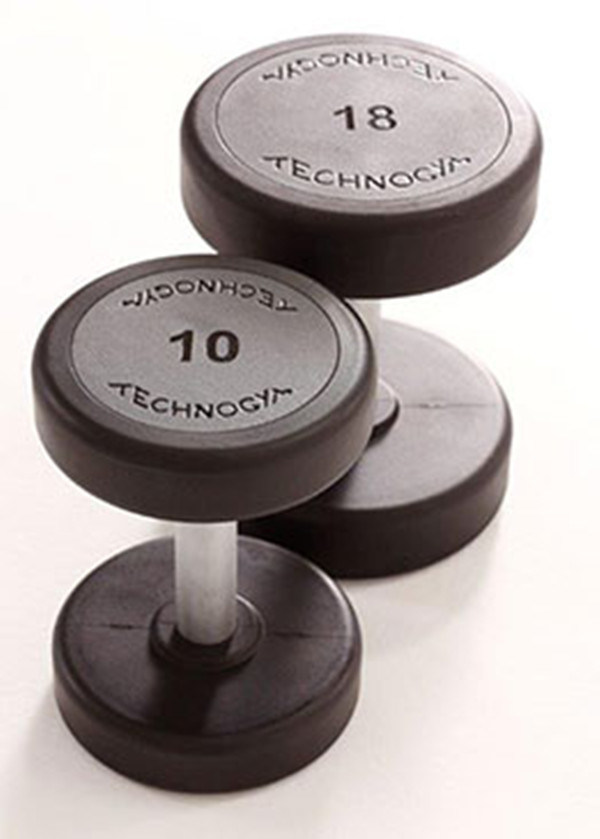 Good Quality Commercial Rubber Coated Dumbell Lda-101
