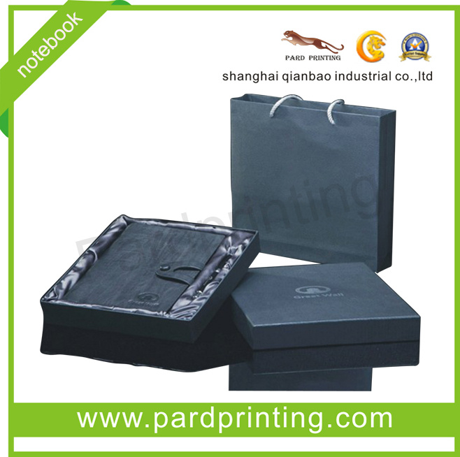 Luxury Customized PU Notebook with Pen (QBN-14118)