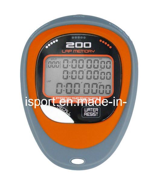 Three Rows Large Display Stopwatch