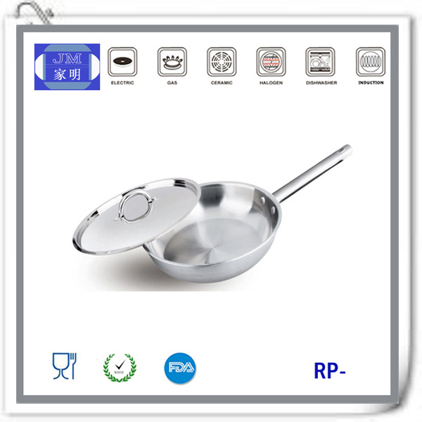 Zhejiang Easy Clean Stainless Steel Induction Frying Pan