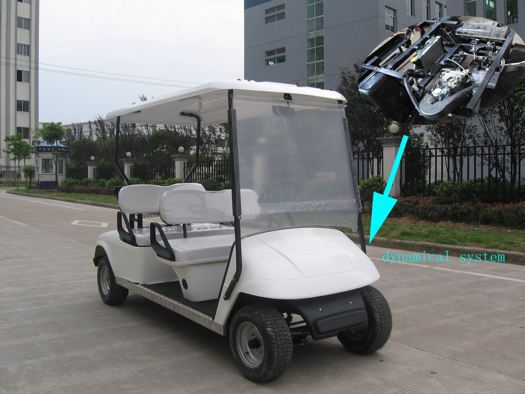 3kw Electric Golf Car with 4 Seat (OSA-E4S)