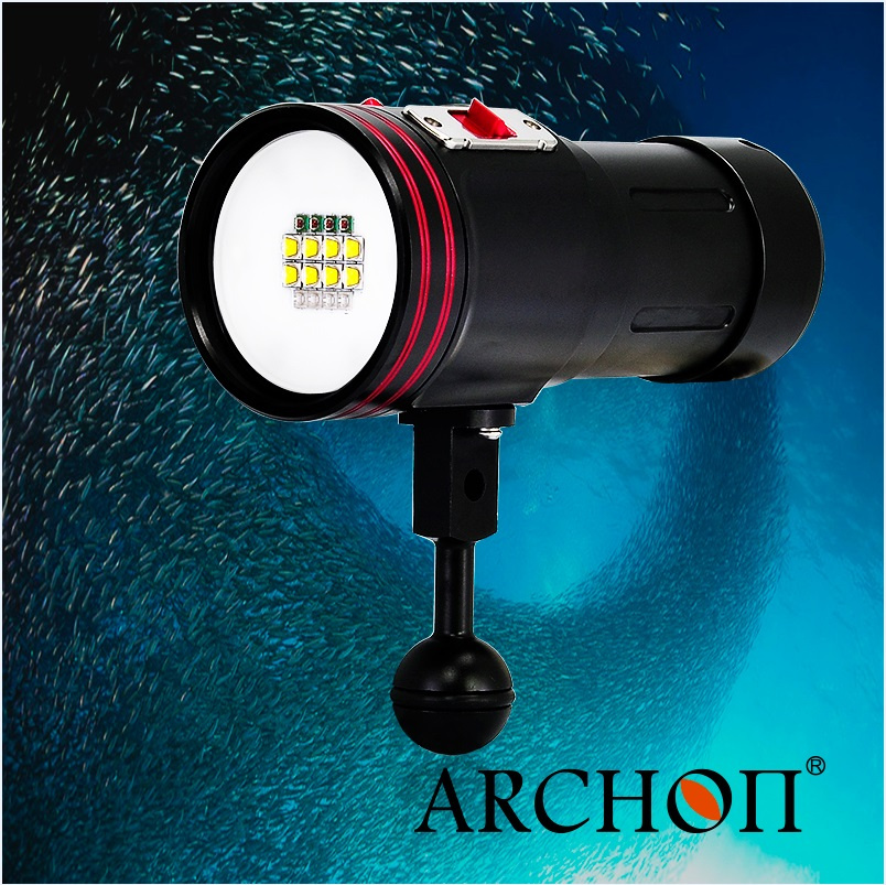 Archon New Model CREE Xm-L2 U2 5, 600lumens LED Underwater Photography Torch