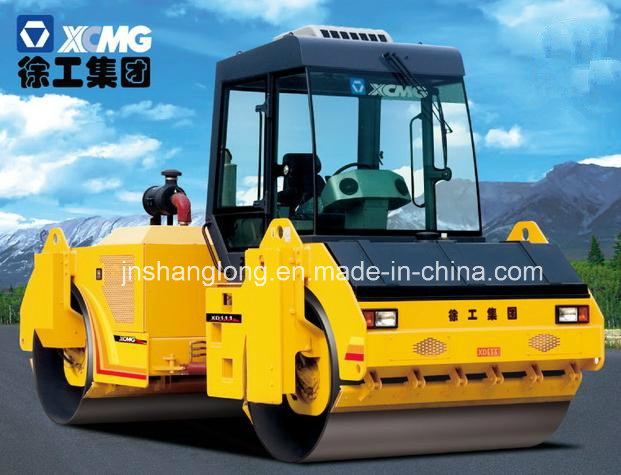 XCMG Construction Machinery with A/C 11tons Vibrator Roller (XD112E)