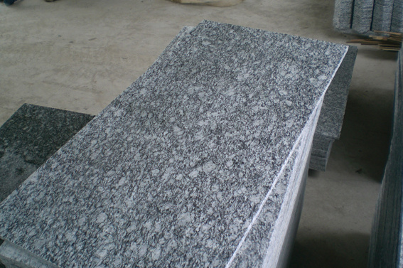 White Wave Spray Granite, Natural Spray White Granite