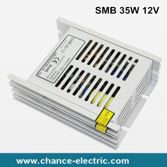 35W 12V Ultra Thin Single Output Switching Power Supply (SMB35W-12V)