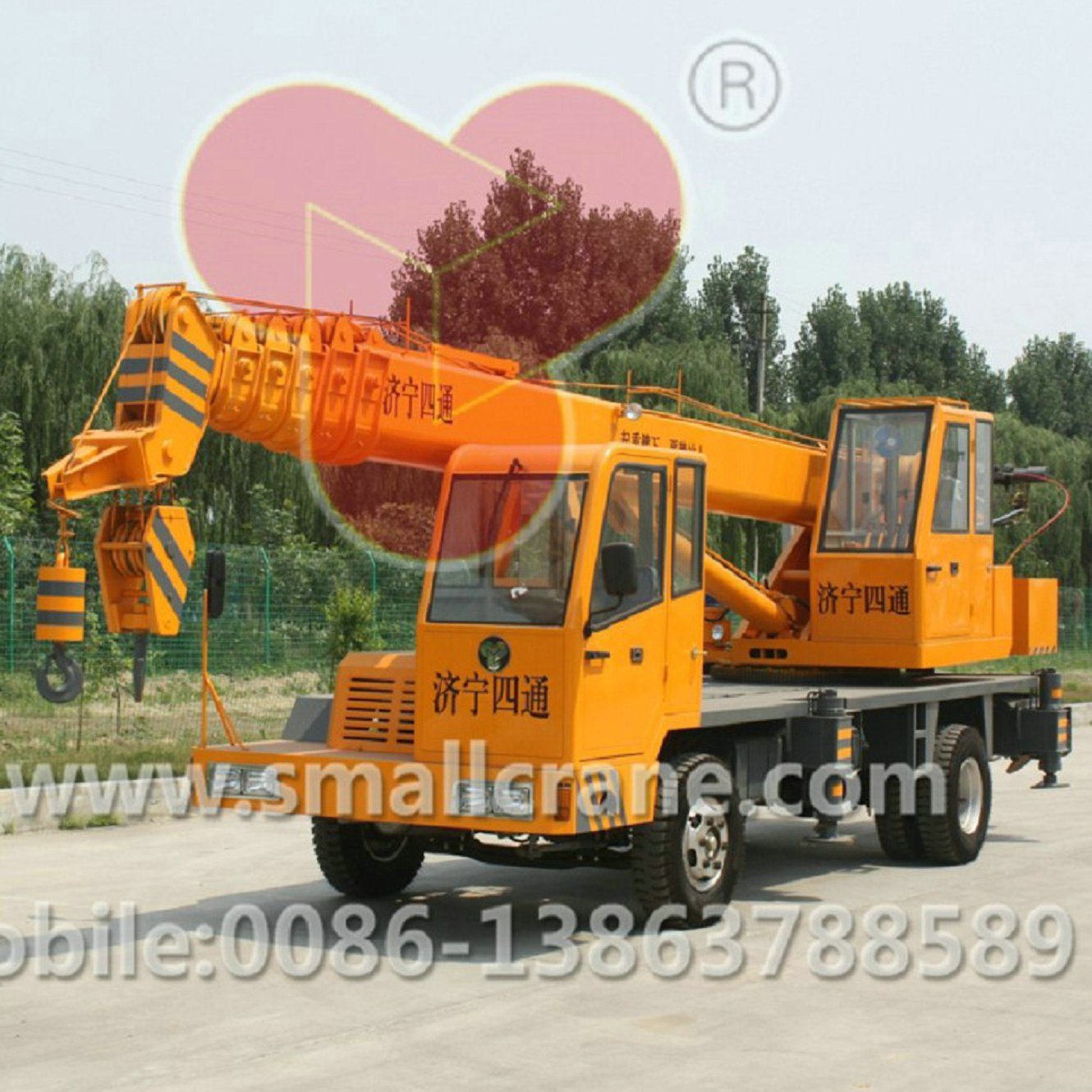 Cheap 10 Ton Small Mobile Truck Crane From Jining Sitong