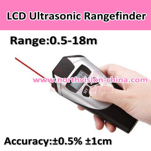 LCD Ultrasonic Laser Meter Pointer