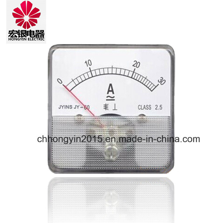 High Precision 60*60 Mm Analog Current Panel Meters