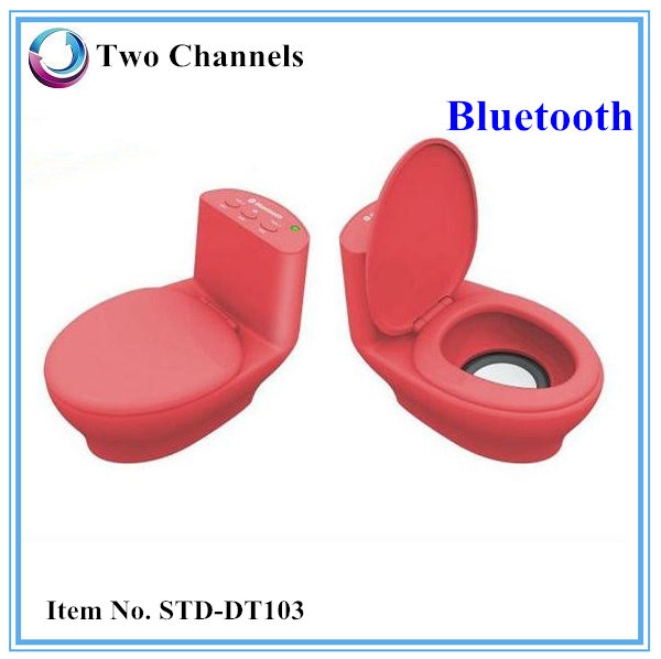 Bluetooth Wireless Toilet Base Mini Portable Speaker for Gift