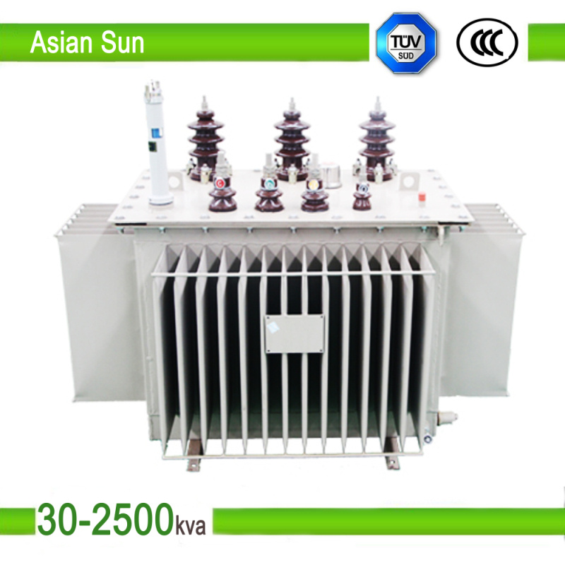 10kv 30kVA ~ 1600kVA Series Oil Immersed Power Distribution Transformer