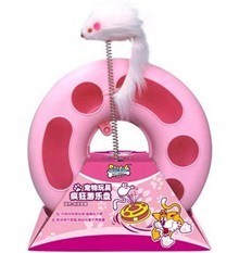 Plastic Cat Playing Ring/ Kitty Round Ring/Mouse & Ball Play Ring Pet Products (TV611)
