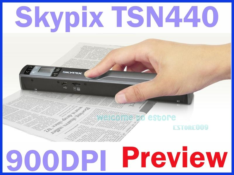 Preview 900DPI Portable Handheld Scanner (TSN440)