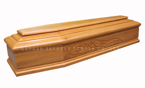 Wooden Coffin for Funeral