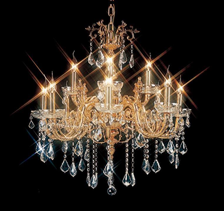 Decoration Projection Crystal Chandelier Lighting (MD96016-8+4)