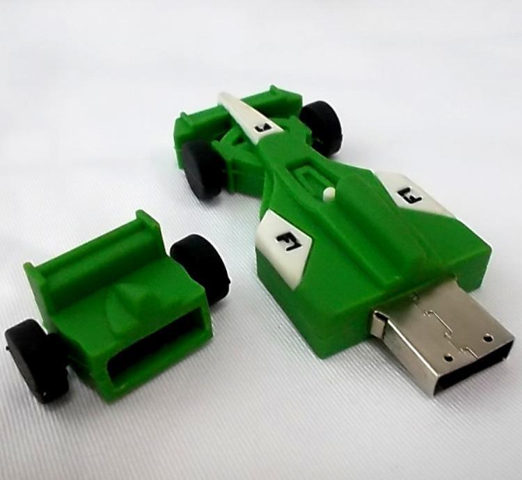 4GB F1 Race Car USB Flash Drive, PVC F1 Race Car Low Price. Best Promotional Gift