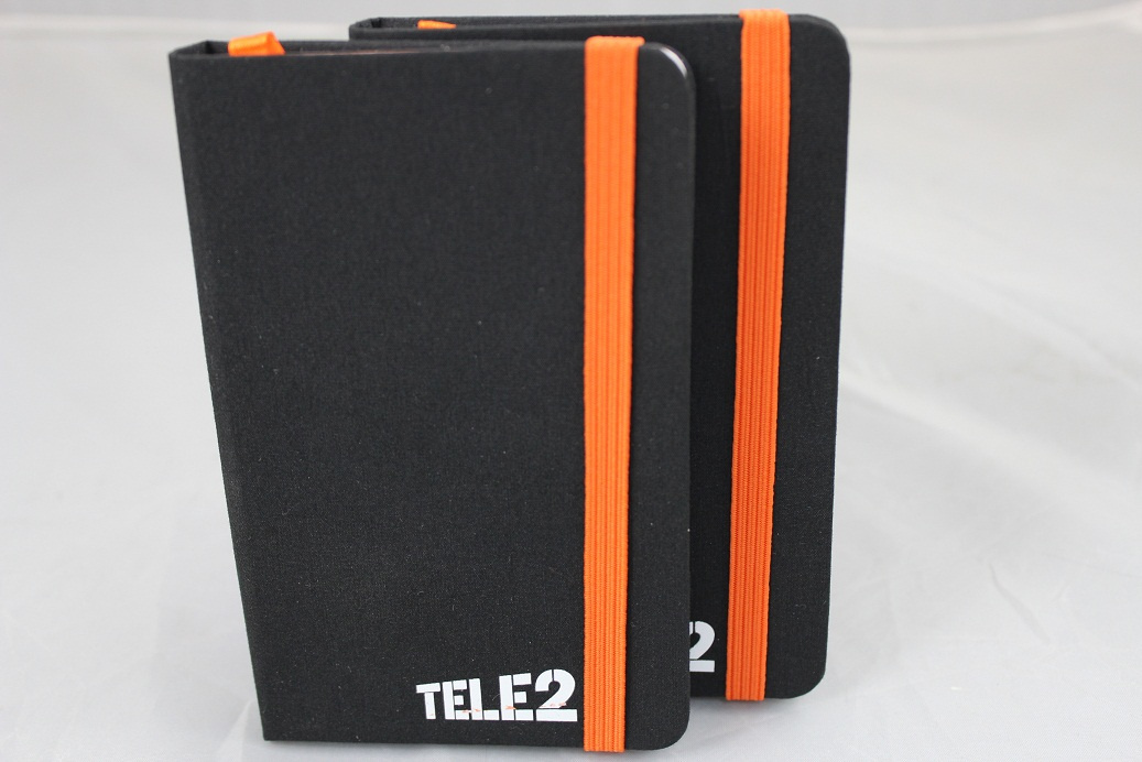 Promotional Cheap China A5 Leather Notebook Stationery with Elastic Band
