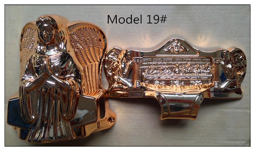 Casket Corners Model 19 with Plastic Material for Coffin