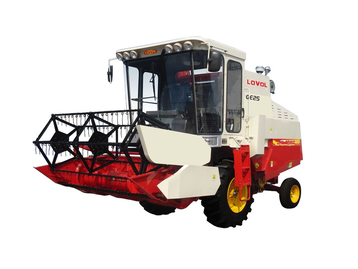 FOTON LOVOL GE25, 90HP, Cutting Width 2.3m Rice Combine Harvester