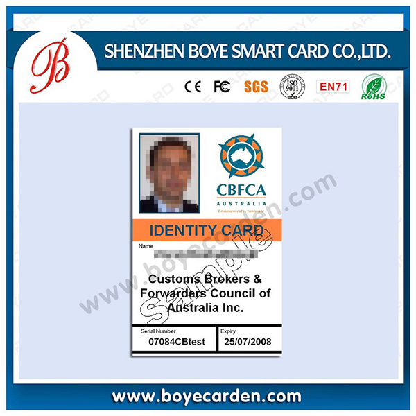 Proximity Card with Laser Code Personalization