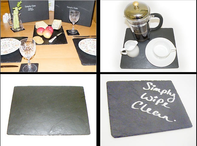 Slate Tableware Placemats Coasters
