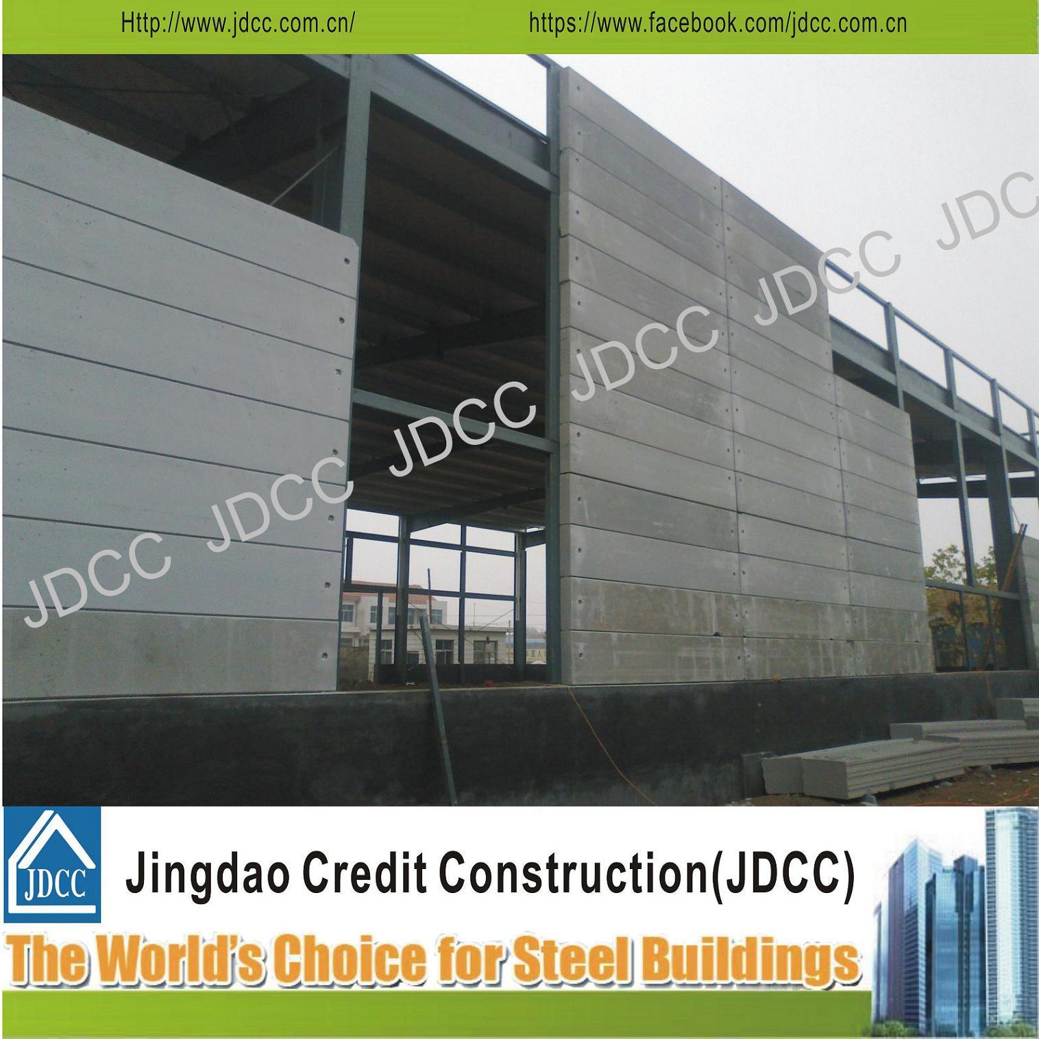 Cement Composite Panels Steel Structure Factory Building