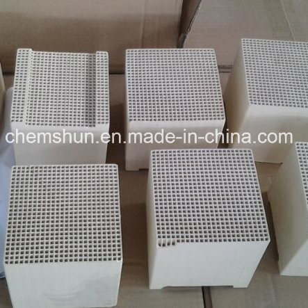 Corundum Mullite Honeycomb Panel as Heat Exchange Media Are Utilized in Heat Recovery Unit of Rto