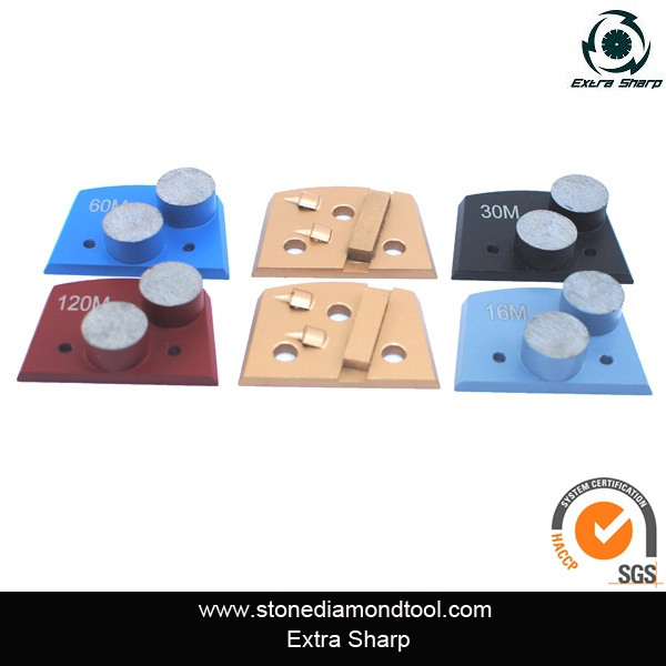 Two Round Diamond Segment Floor Grinding Disc