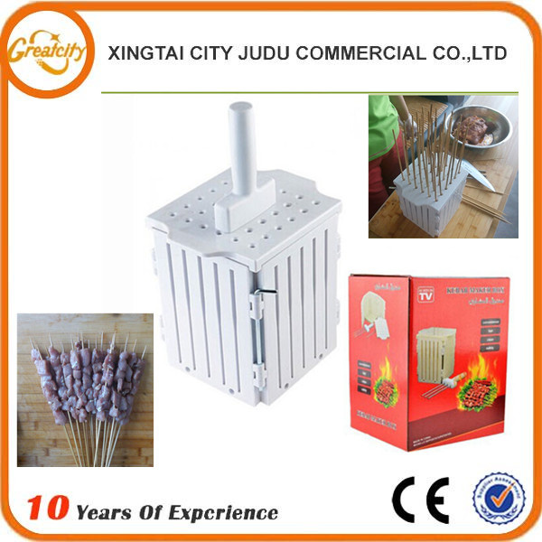 Manual Meat Skewer Machine, Manual Skewer Machine, BBQ Meat Skewer Tool
