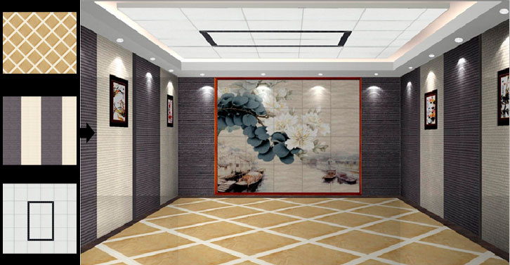 4design Software for Tile Effect Wuick Rendering
