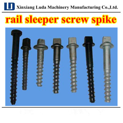 Xinxinag Luda Rail Sleeper Screw Spike for Railway Fastening