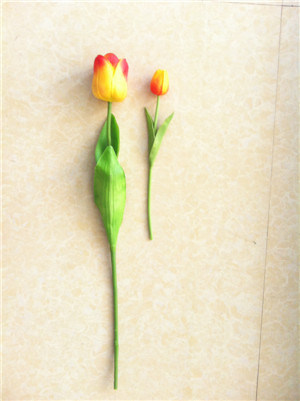 Yy-01wholesale Artificial Tulip Flower Bouquet Real Touch PU Popular Artificial Tulip for Holiday Parties Flowers