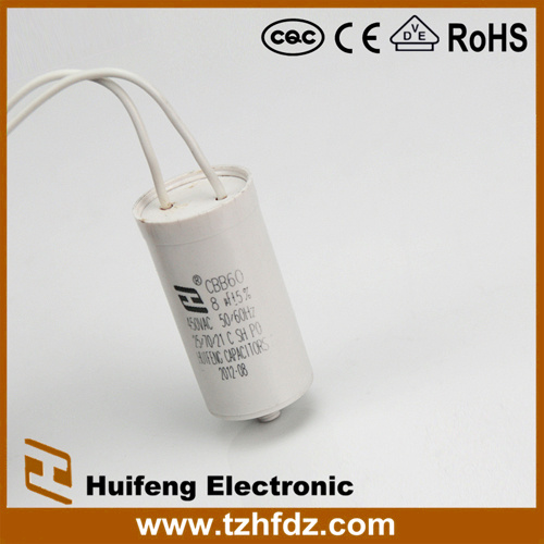 Cbb60 AC Motor Sire Capacitors with Screw Bottom