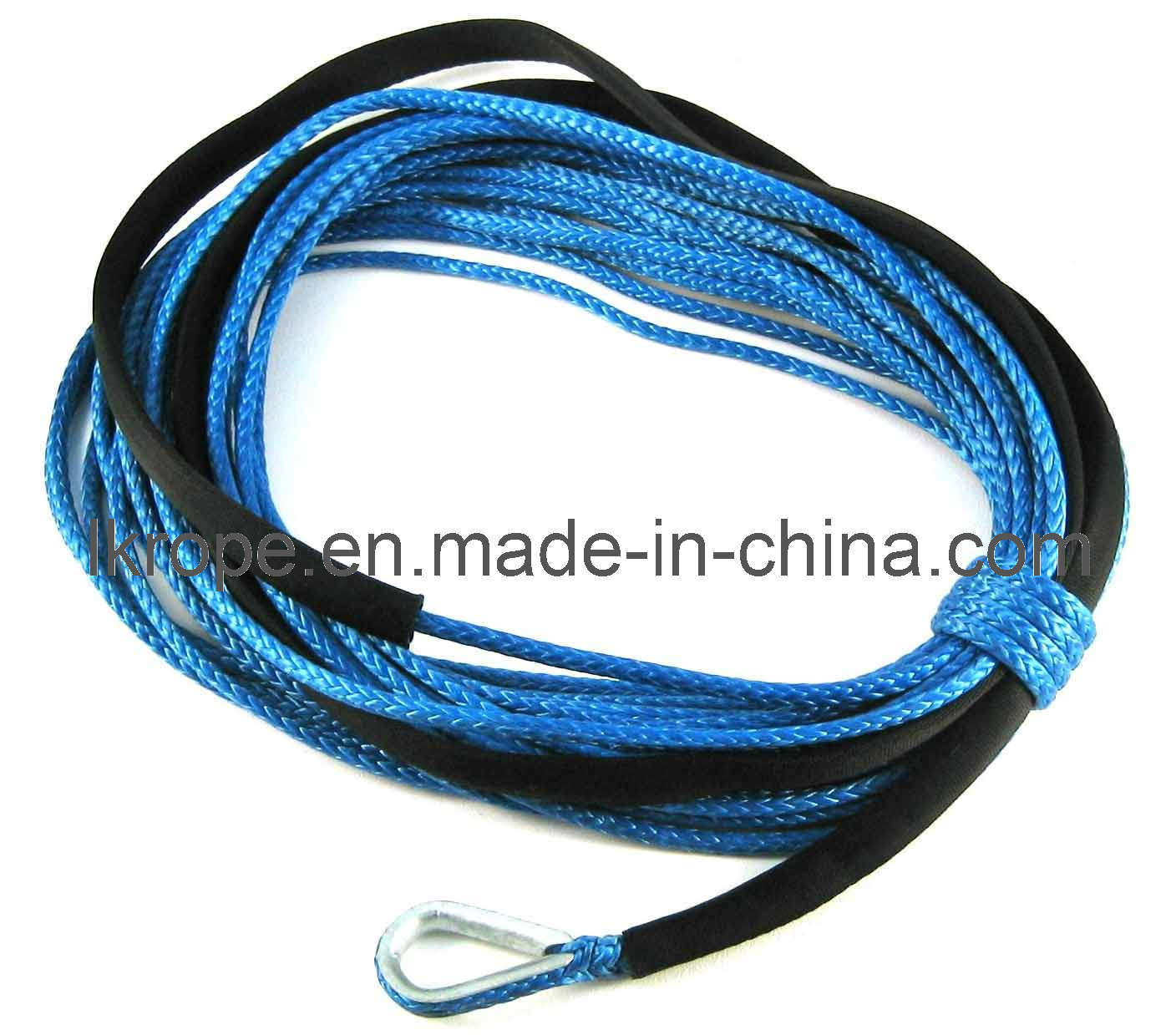 Lk Winch Rope Blue Color with Lug/Hook/Thimble/Sleeve